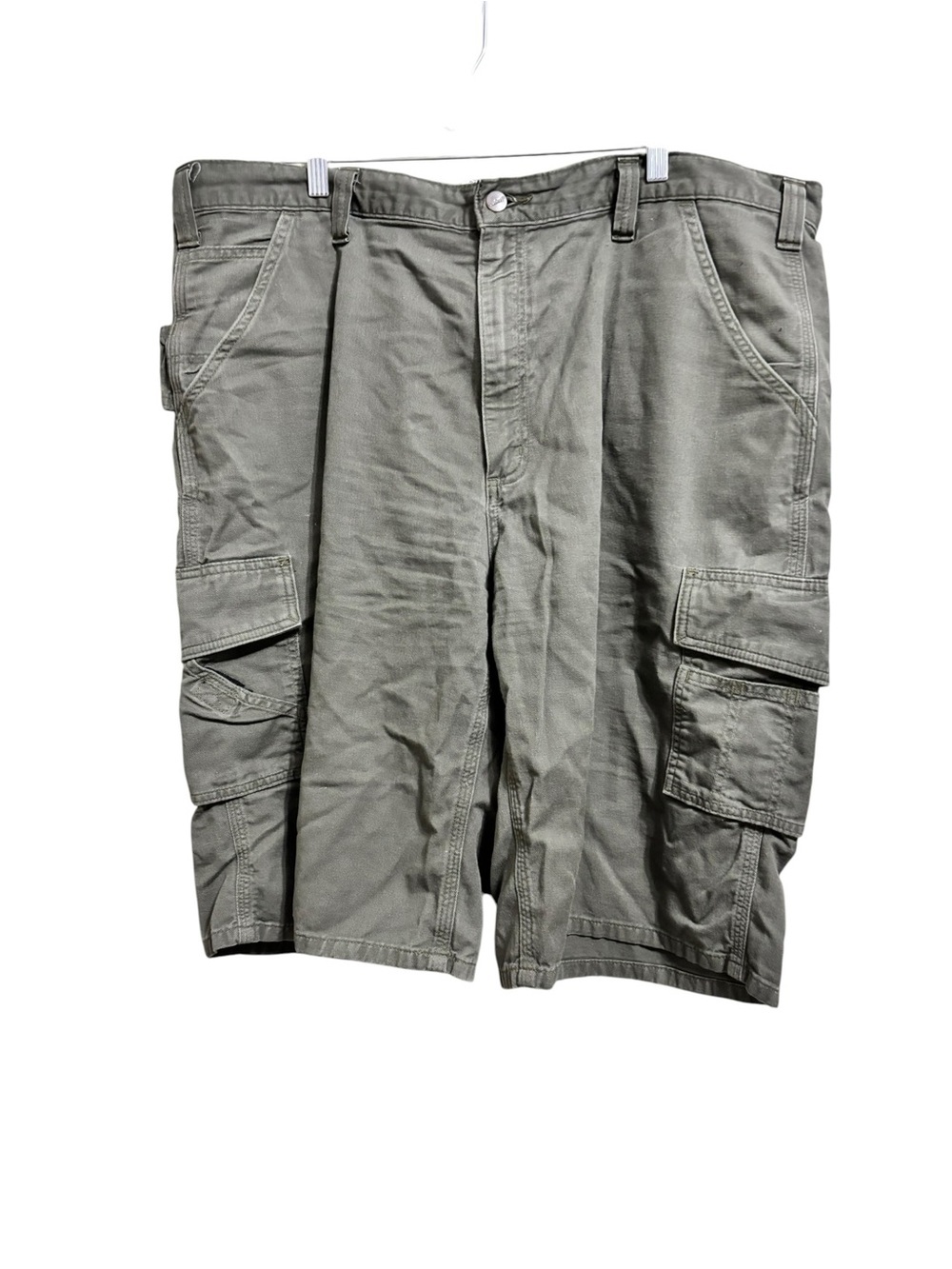 Carhartt Sz 42 Utility Cargo Green Shorts B275 MOSS